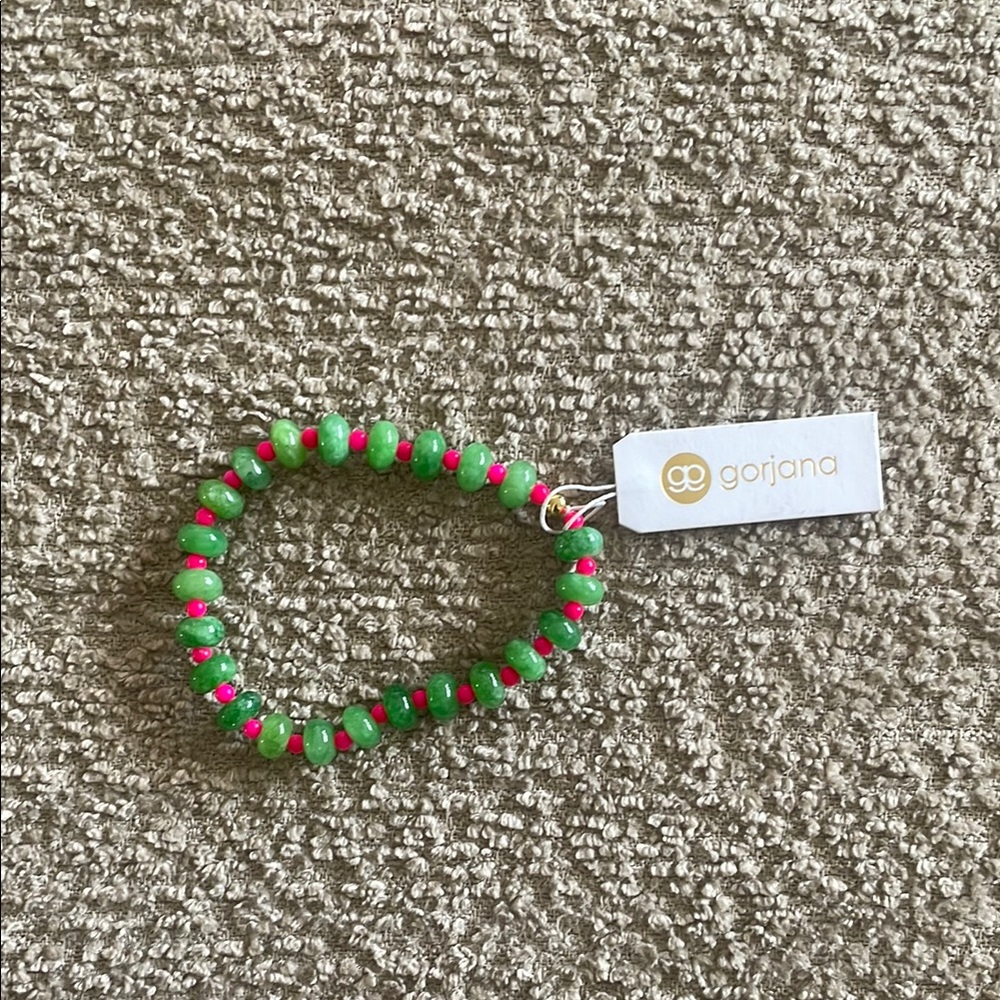 Gorjana -NWT Green and Pink Bracelet